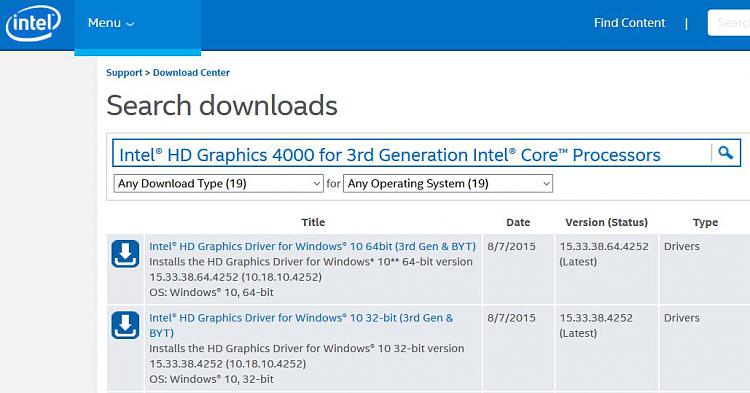 Intel Hd Graphics 4000 Driver Windows 7 64 Bit - The Best Free Software For Your