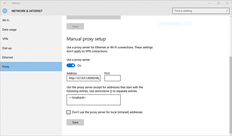 change proxy settings windows 7