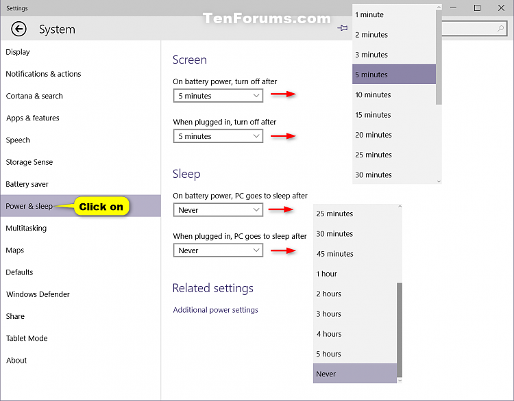 Energiesparplaneinstellungen - Änderung in Windows 10-settings_power-sleep.png