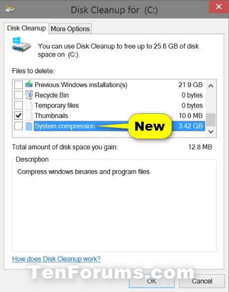 Disk Cleanup - Open and Use in Windows 10 - Windows 10 Forums
