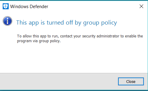 Unable to open Windows Defender-defender.png