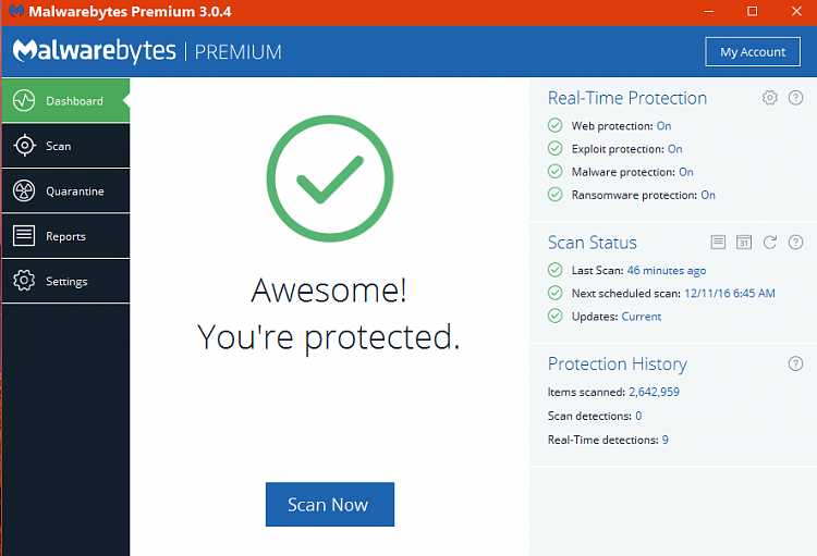 Latest Version of Malwarebytes-mb3_test.png