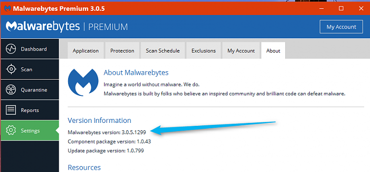 Latest Version of Malwarebytes-mb3.55.png