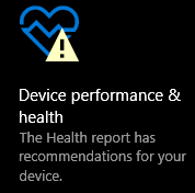 greyed out Device Performance and Health option-image.png