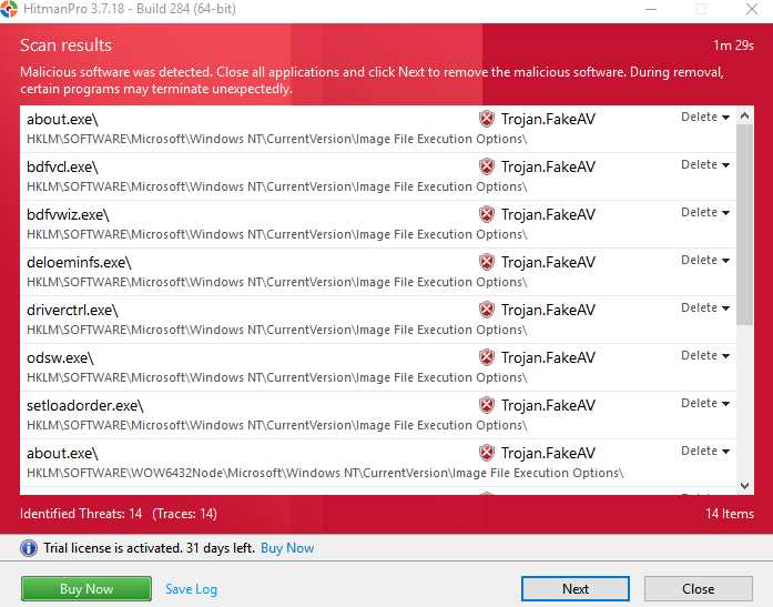 HitmanPro Malware Removal Tool: Secondary Anti-Virus