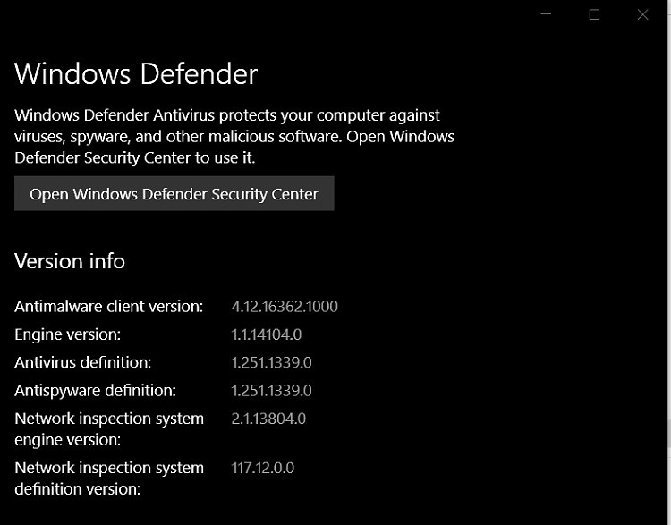 How can I Tell if my Defender is Latest Version-image.png