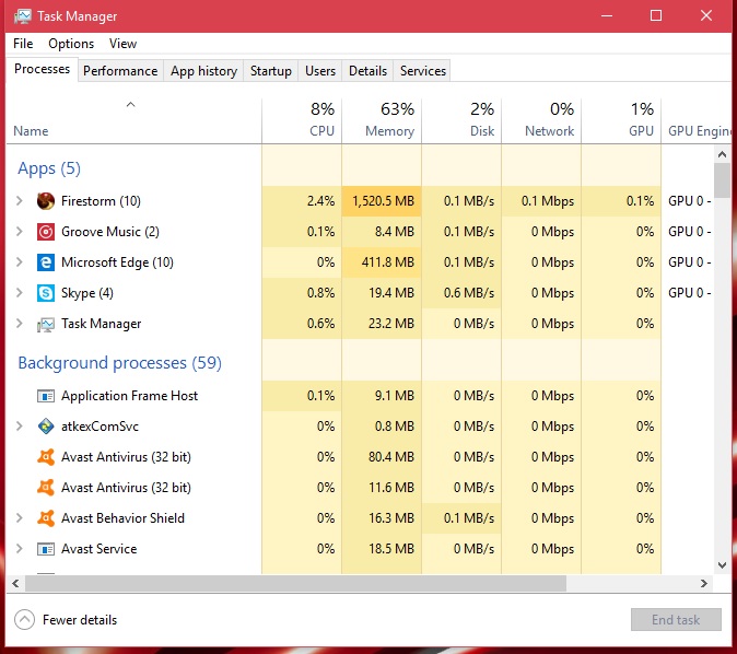 Avast Showing 2 UI's in Task Manager Normal? or Not Normal?-avast-antivirus-2-ui-bug.jpg
