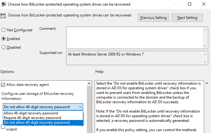 [BitLocker] Encrypting without generating recovery key?-image.png