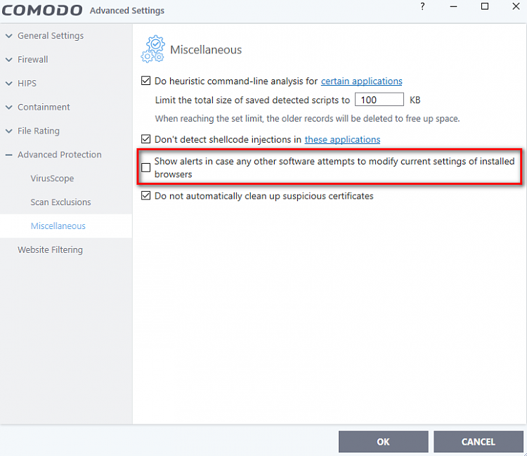 How to fix Comodo Browser Protection-var.png
