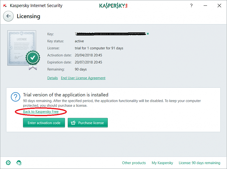 free kaspersky internet security 2017 activation code