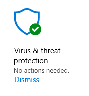 What does &quot;DISMISS&quot; mean in this Windows Defender Security Center box?-defender-notification.png