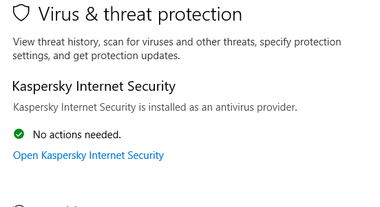 What does &quot;DISMISS&quot; mean in this Windows Defender Security Center box?-defender-kaspersky-notification.png