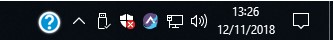 Windows 10 tray report a action required in Windows Security Center-.jpg