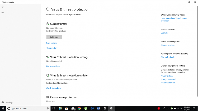 Windows Defender not scanning-virus-threat.png