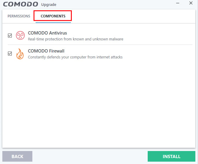 download comodo firewall offline installer