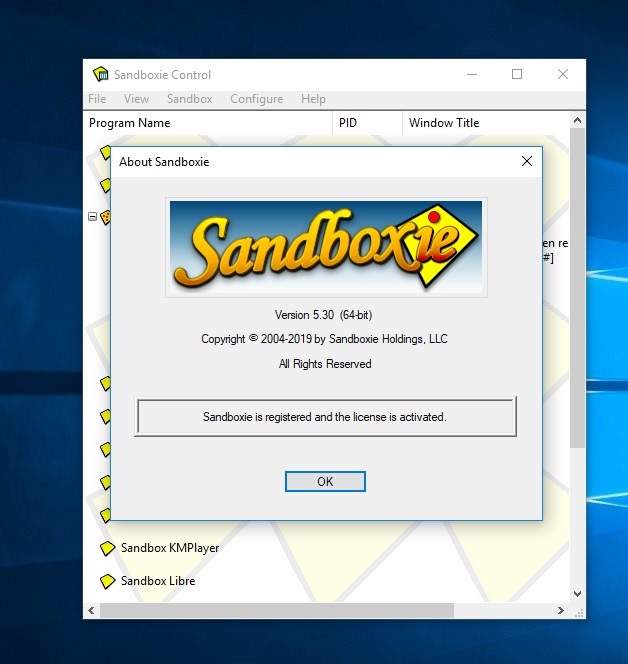 Sandboxie 5.30 has been released - Windows 10 Forums