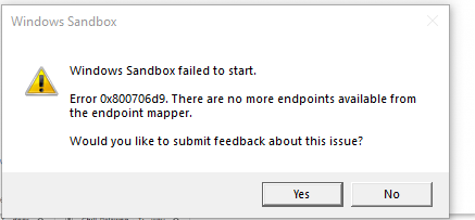 Sandbox sits on a blue windows and does nothing-sandbox-fail.png