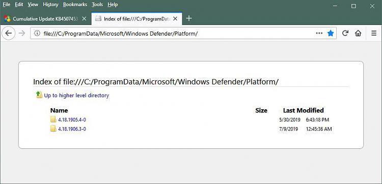 Ways to check your current Defender Antimalware Platform Version-windowsdefenderplatformfolders.jpg