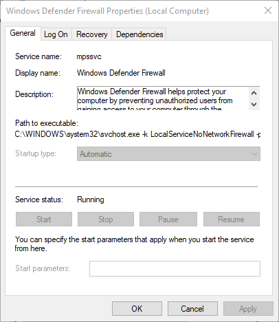 Windows 10 Defender Firewall can't be turned off-firewallservice.png