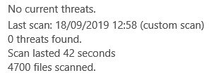 Windows 10 Defender - Quick/Full Scans Last Only 15 Seconds??-image.png