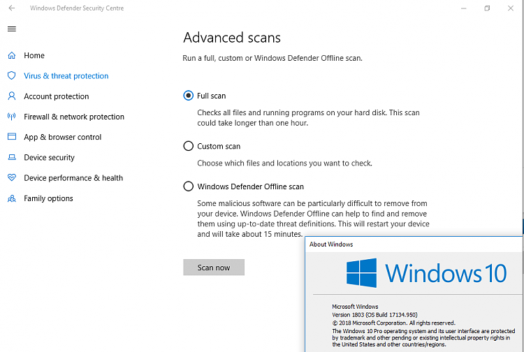 Virus scan options missing - quick scan only, advanced scan crashes-image.png