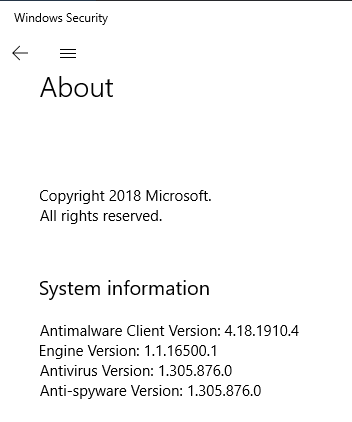 Antimalware Platform for Windows Defender update-image.png