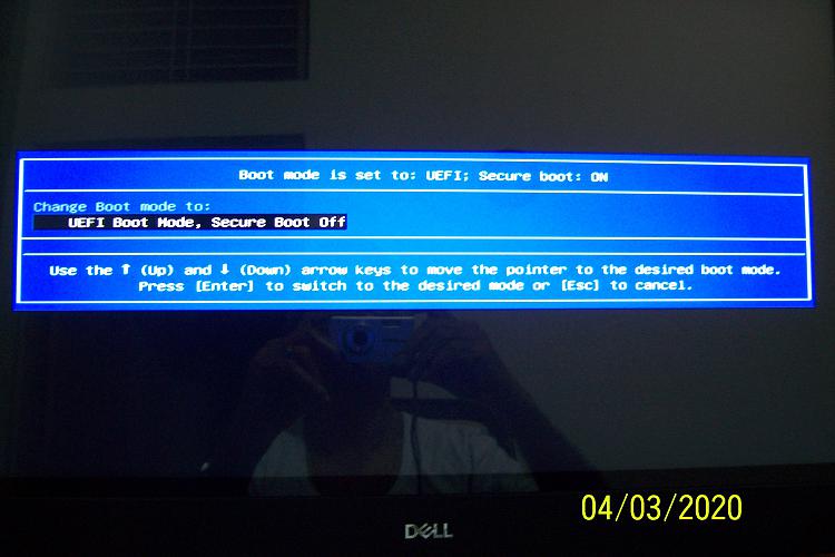 Warning message when trying to disable Secure Boot  on Dell 3280 AIO-b100_5773.jpg