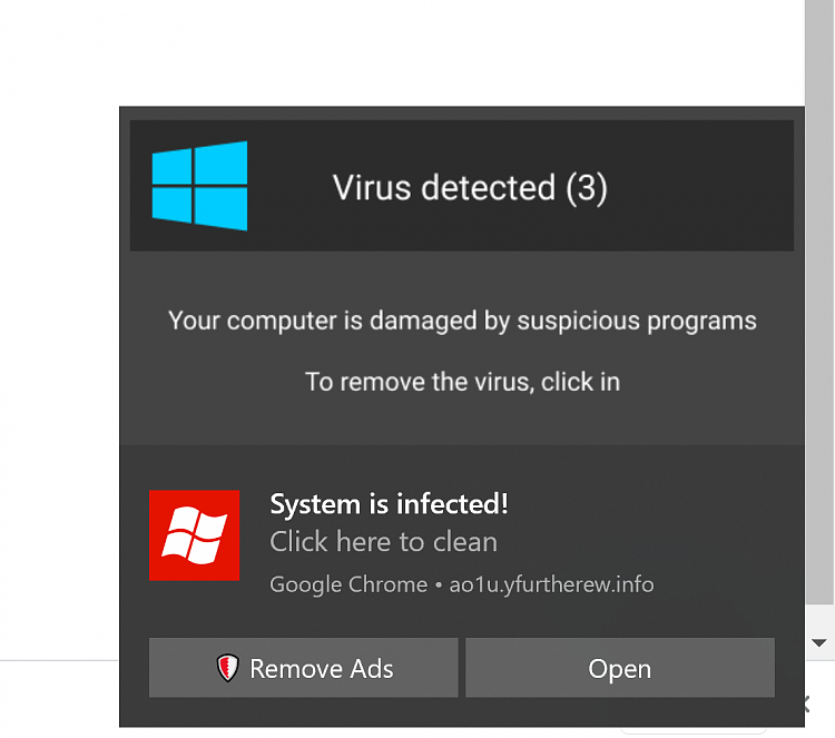 Marvel pant Nervesammenbrud Random popups after visiting a sketchy website Solved - Windows 10 Forums