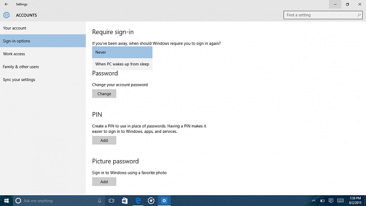 Windows 10 asks for password coming out of sleepbut not after being po-blah.png