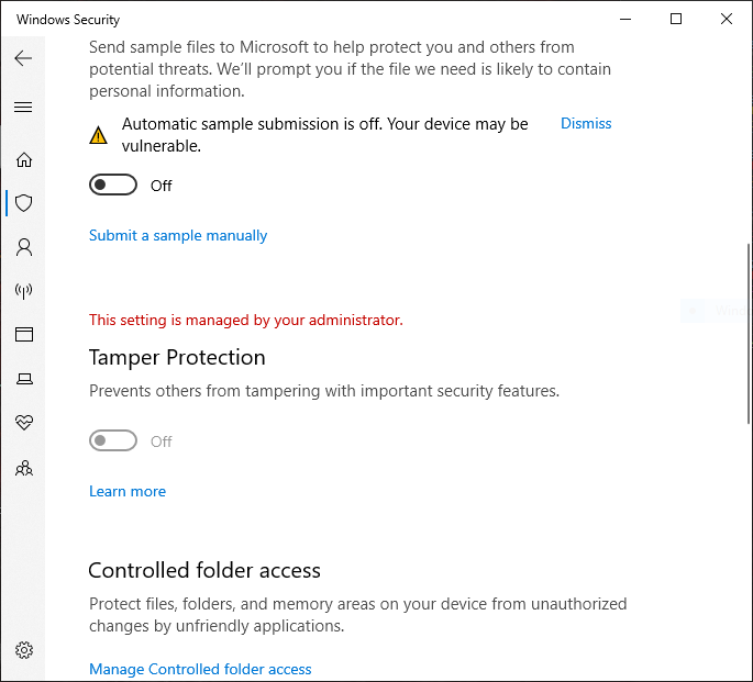 How to disable/turn off Microsoft Defender-capture.png