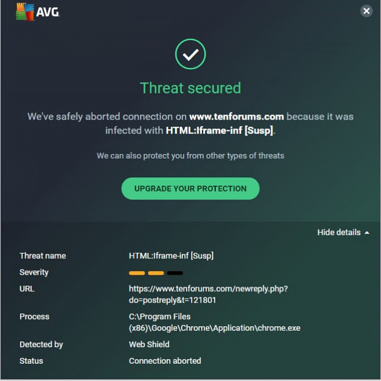 AVG reports HTML:lframe-inf Threat-image.png