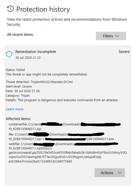 Virus Trojan:32/Wacatac.DC!ml not completely remediated on Windows PC-annotation-2020-07-30-225820.png