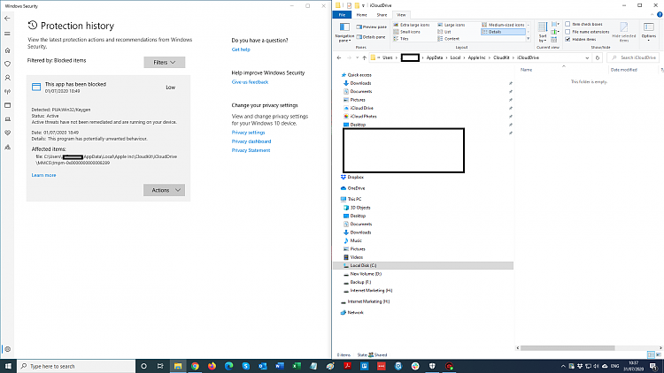 Windows Defender finds PUA:Win32/Keygen but can't remove it.-empty-iclouddrive-folder.png