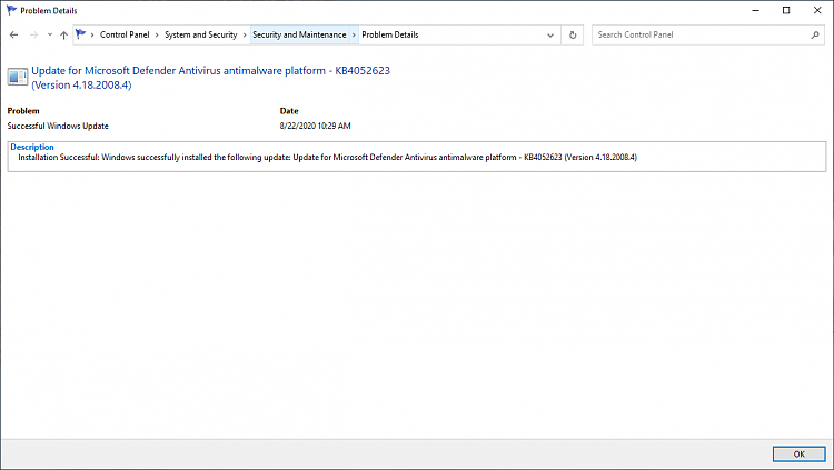 MS Antimalware Platform 4.18.2001.6 only on one PC-antimalware.png
