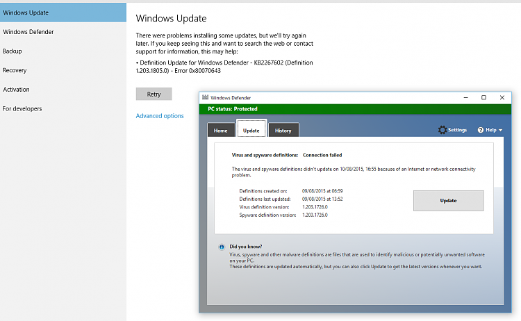 Update Fails Windows and Defender-wup.png