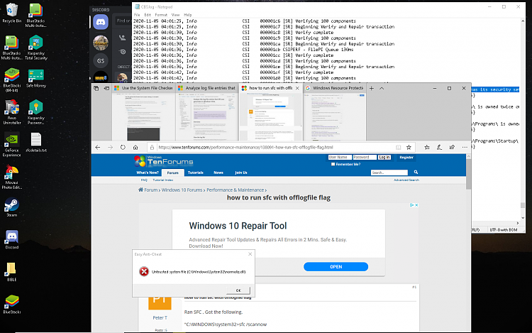 untrusted system file codex64