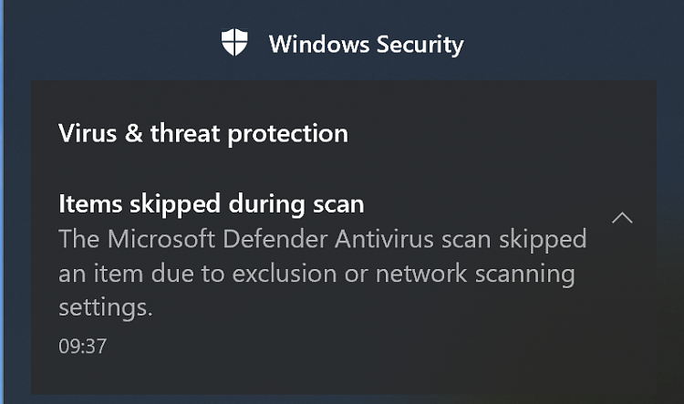 How to stop Virus &amp; Threat  Protection notifications-image.png