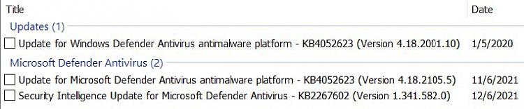 MS Antimalware Platform 4.18.2001.6 only on one PC-4.18.2105.5.jpg
