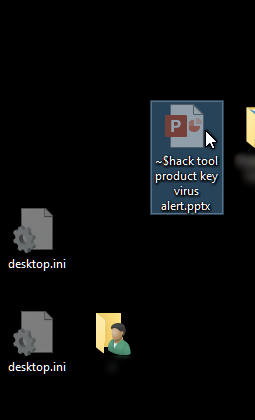 hidden desktop file: ~$hack tool product key virus alert.pptx -What do-hack-tool-desktop.png