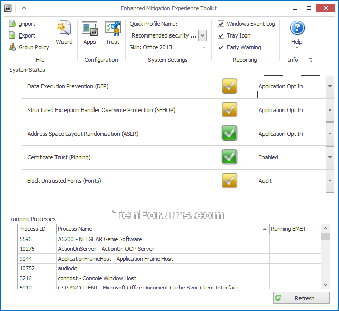 Enhanced Mitigation Experience Toolkit (EMET) for Windows 10-emet-2.png