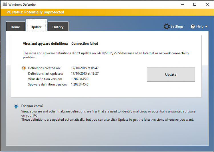 Windows Defender wont update.-defender.png