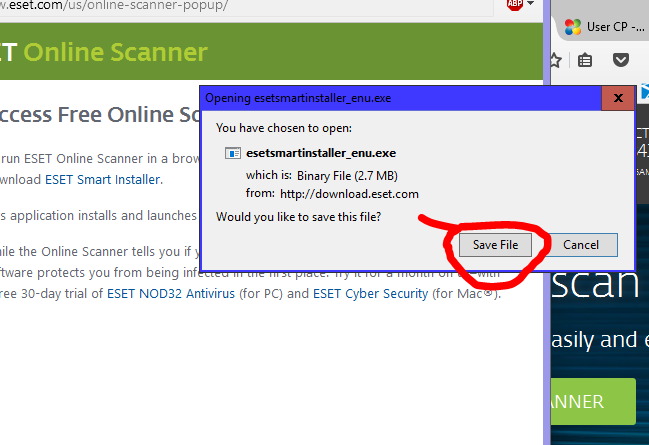 I have contracted a Virus that shows many Ads-eset03.png