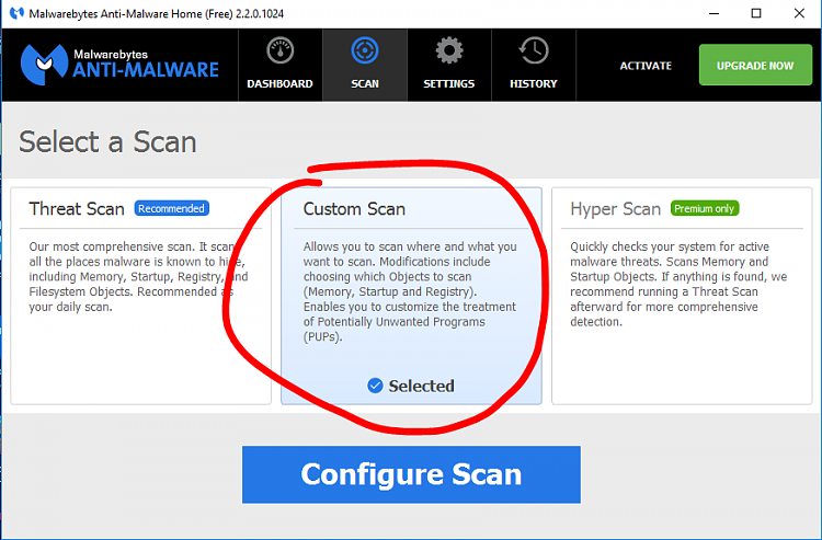 PUP Threats Detected By Malwarebytes-mbam-custom-scan.png