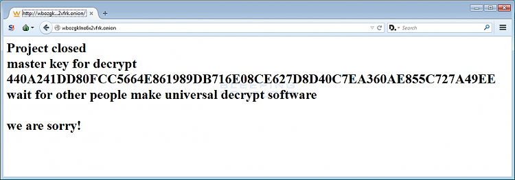 TeslaCrypt shuts down and Releases Master Decryption Key-teslacrypt-closed.png