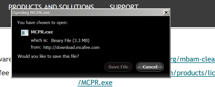 Mcafee reinstalls files after uninstall-capture.png