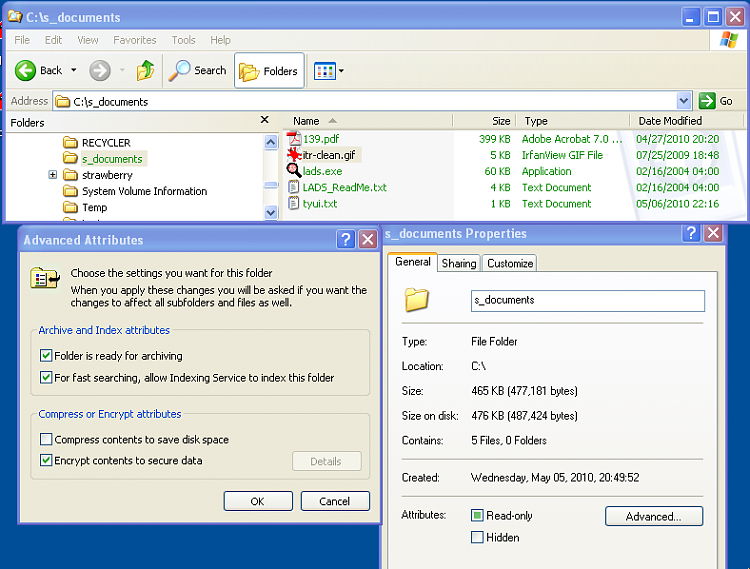 How to open EFS encrypted files on an HDD that came from Windows XP?-crypto_efs_windowsexplorer.png