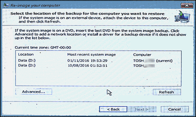 Can I create multiple system images on a single external drive?-system-images.png