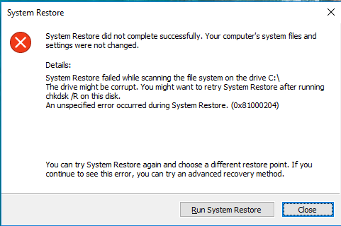 System restore failed while scanning the file system, error 0x81000204-error-message.png