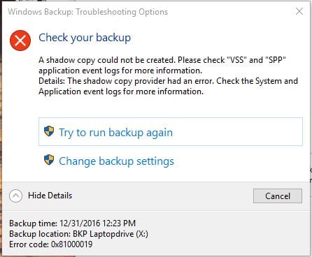 Windows 10 Backup Failure Error code: 0x81000019-backuperror1.jpg