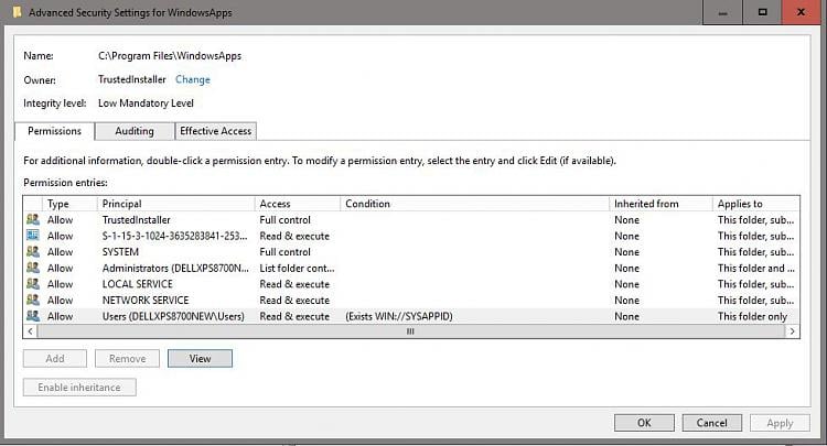 System Restore fails: AppxStaging %ProgramFiles%\WindowsApp 0x80070091-security-2.jpg